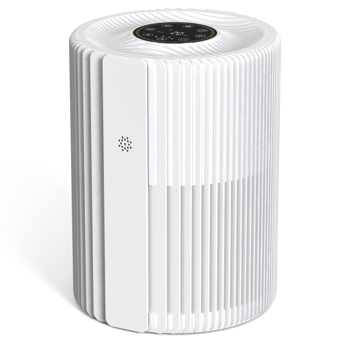 Breezome Air Purifiers for Home , Hepa Air Filter with PM 2.5 Display Air Quality Sensors, Air Cleaner for Dust, Smoke, Pets Hair, Pollen,Bedroom,Office,White